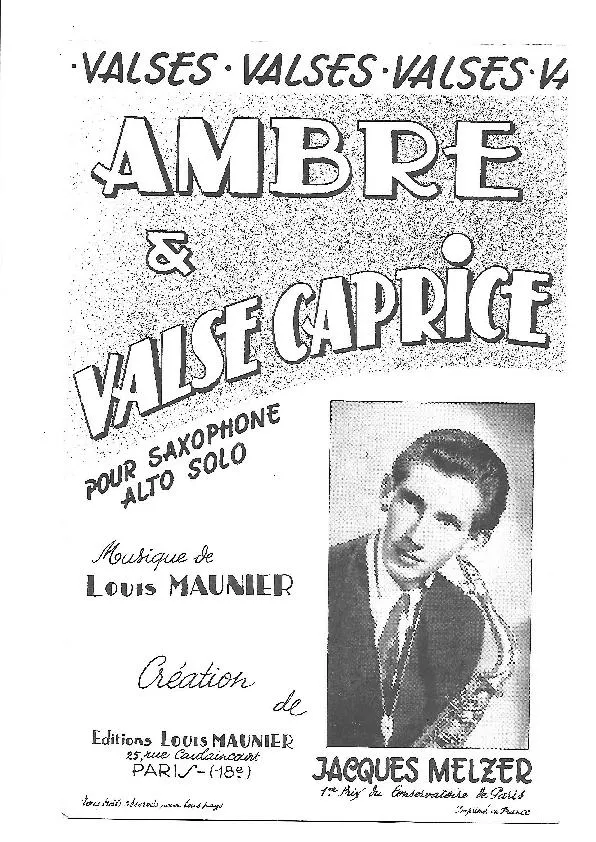 télécharger la partition d'accordéon Valse caprice (Création : Jacques Melzer) au format PDF