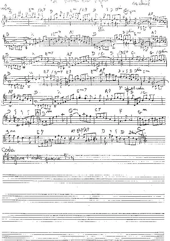 télécharger la partition d'accordéon La rumba de papa (Partition Manuscrite) au format PDF