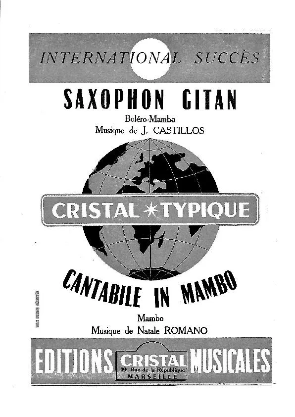 télécharger la partition d'accordéon Saxophon Gitan (Orchestration Complète) (Boléro Mambo) au format PDF