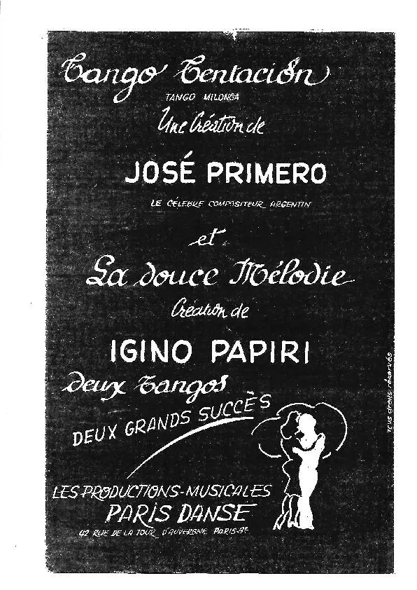 télécharger la partition d'accordéon Tango Tentacion (Orchestration) au format PDF