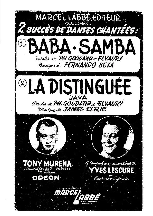 télécharger la partition d'accordéon Baba Samba (Orchestration) au format PDF