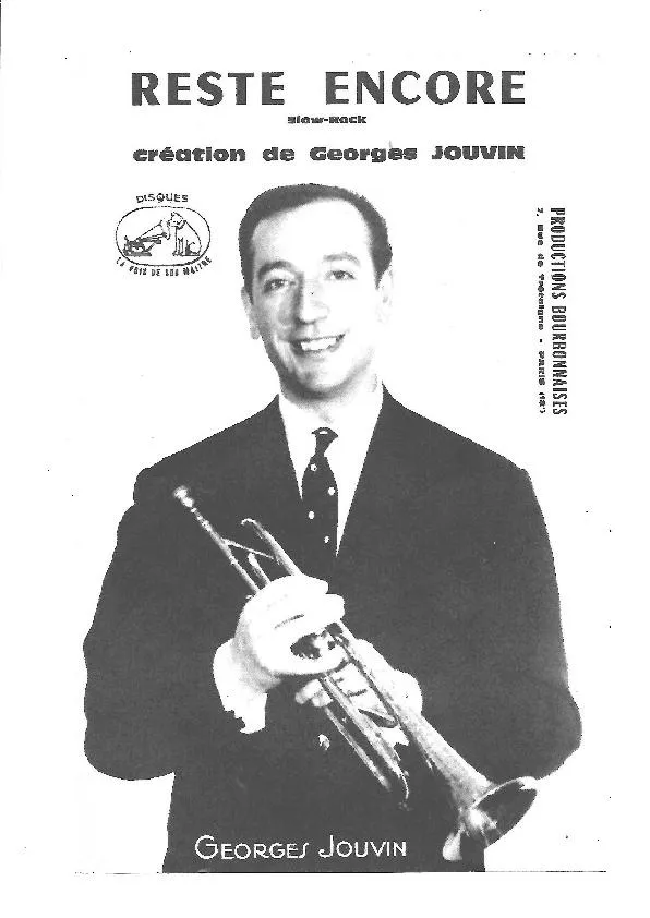 télécharger la partition d'accordéon Reste encore (Création : Georges Jouvin) (Slow Rock) au format PDF
