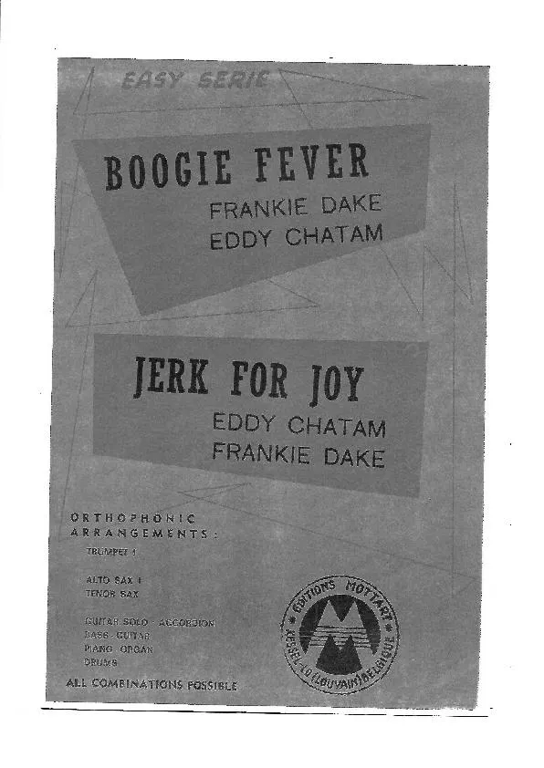 télécharger la partition d'accordéon Boogie Fever (Orchestration) au format PDF