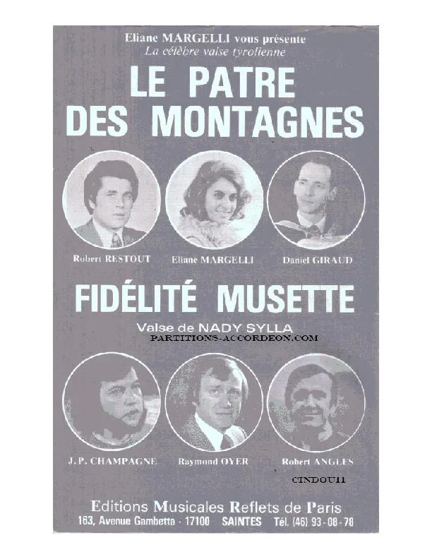 télécharger la partition d'accordéon Fidélité Musette (Orchestration) (Valse) au format PDF