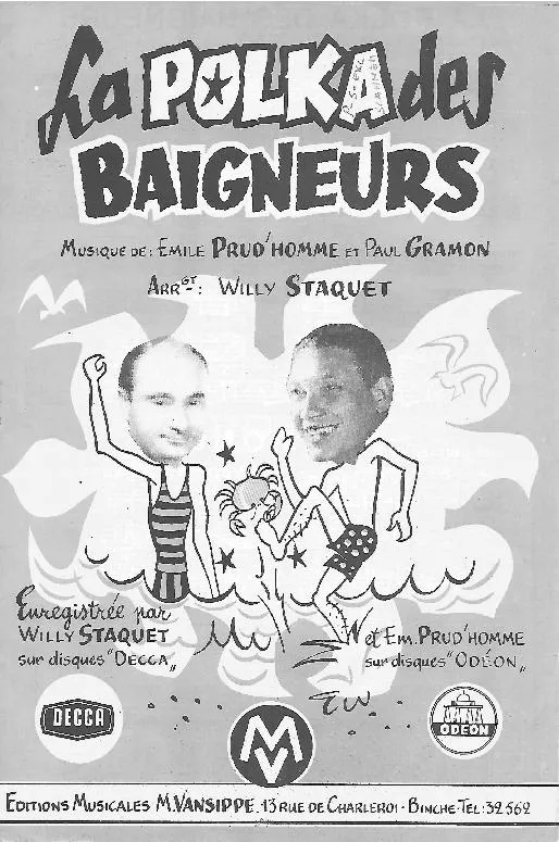 télécharger la partition d'accordéon La polka des baigneurs (Arrangement : Willy Staquet) (Orchestration) au format PDF