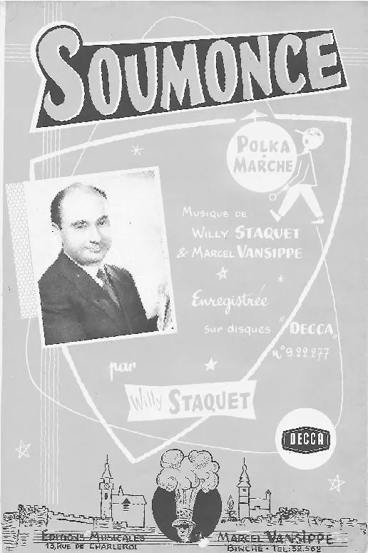 télécharger la partition d'accordéon Soumonce (Orchestration) (Polka Marche / Sur le rythme des Gilles de Binche) au format PDF