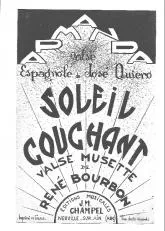 télécharger la partition d'accordéon Soleil couchant (Valse Musette) au format PDF