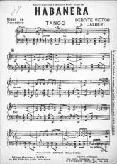 télécharger la partition d'accordéon HABANERA au format PDF