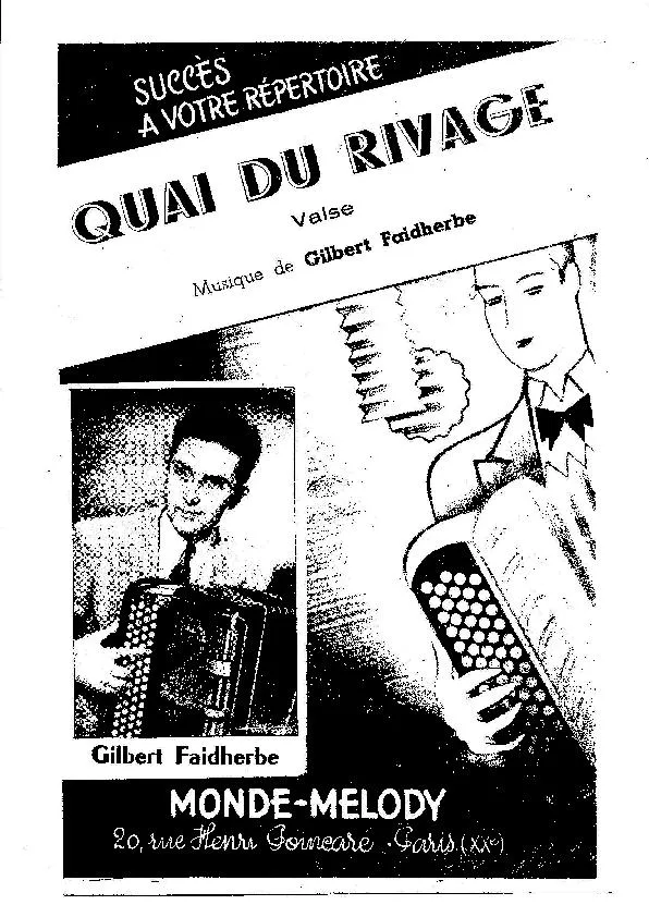 télécharger la partition d'accordéon Quai du rivage (Valse) au format PDF