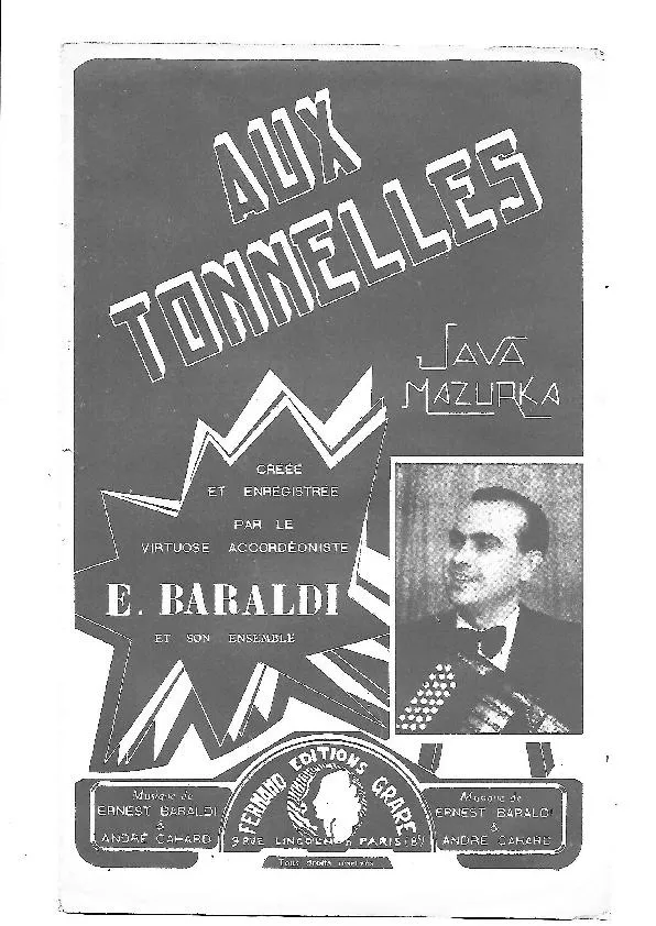 télécharger la partition d'accordéon Aux tonnelles (Java Mazurka) au format PDF
