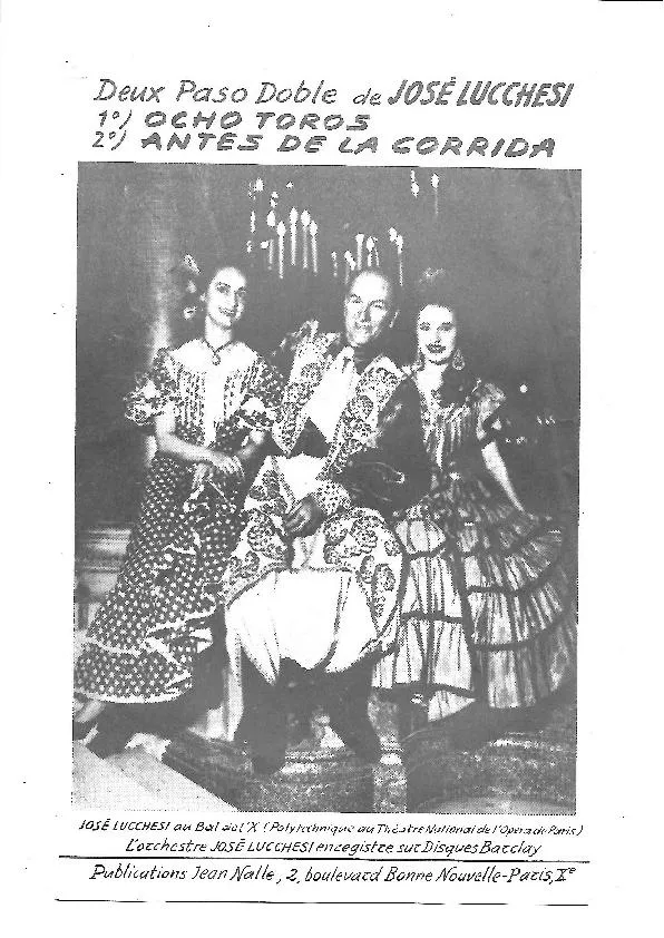 télécharger la partition d'accordéon Antes de la corrida (Avant la corrida) (Orchestration) (Paso Doble Torero) au format PDF