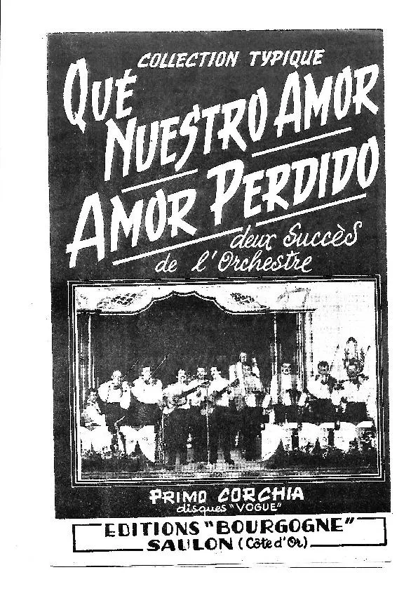 télécharger la partition d'accordéon Amor Perdido (Orchestration) (Tango Typique) au format PDF