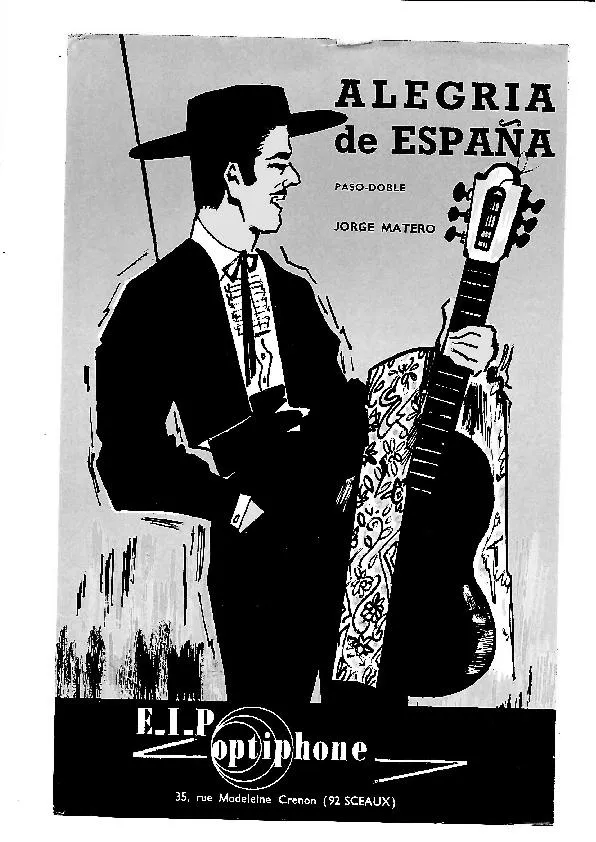 télécharger la partition d'accordéon Alegria de España (Orchestration Complète) (Paso Doble) au format PDF