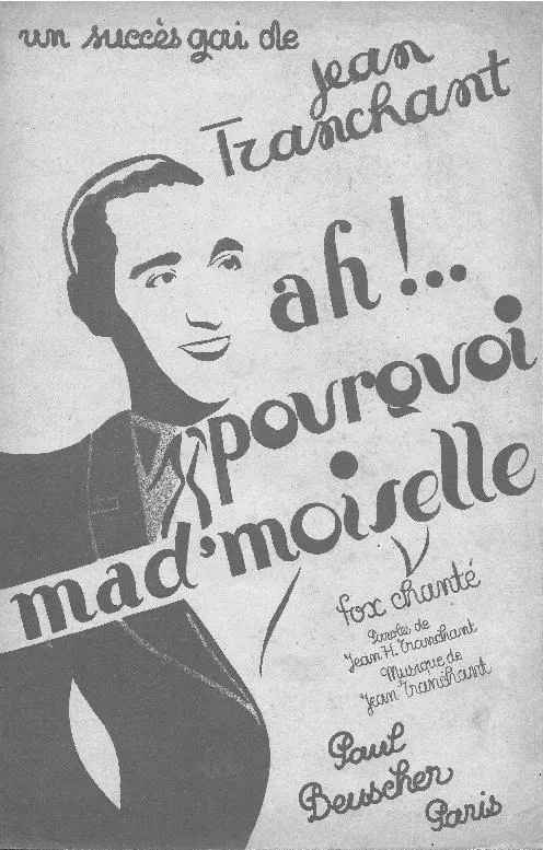 télécharger la partition d'accordéon Ah Pourquoi Mademoiselle (Fox Chanté) au format PDF