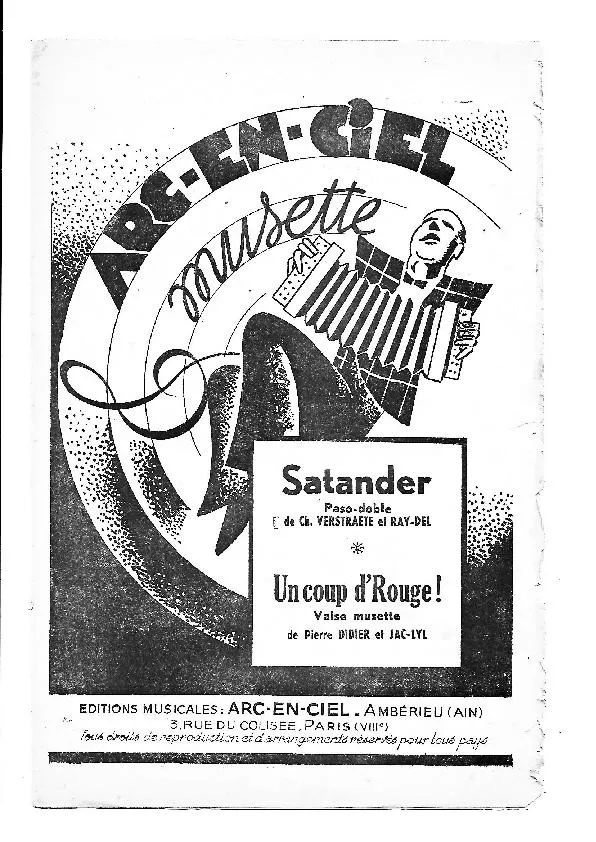 télécharger la partition d'accordéon Un coup d' rouge (Valse Musette Chantée) au format PDF