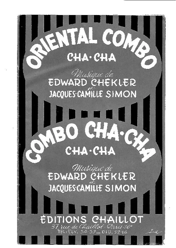 télécharger la partition d'accordéon Combo Cha Cha (Orchestration Complète) au format PDF