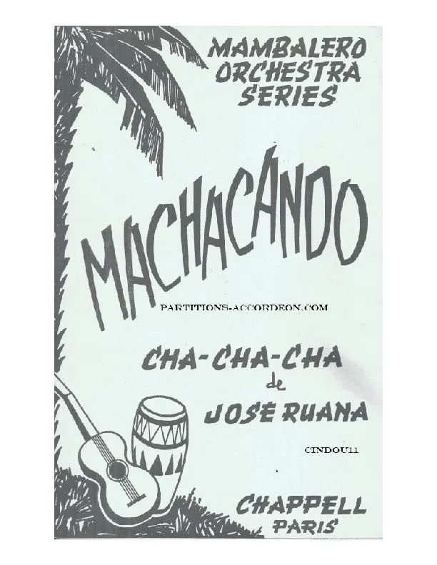 télécharger la partition d'accordéon Machacando (Orchestration Complète) (Cha Cha Cha) au format PDF