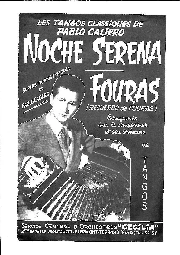 télécharger la partition d'accordéon Noche Serena (Orchestration Complète) (Tango Typique) au format PDF