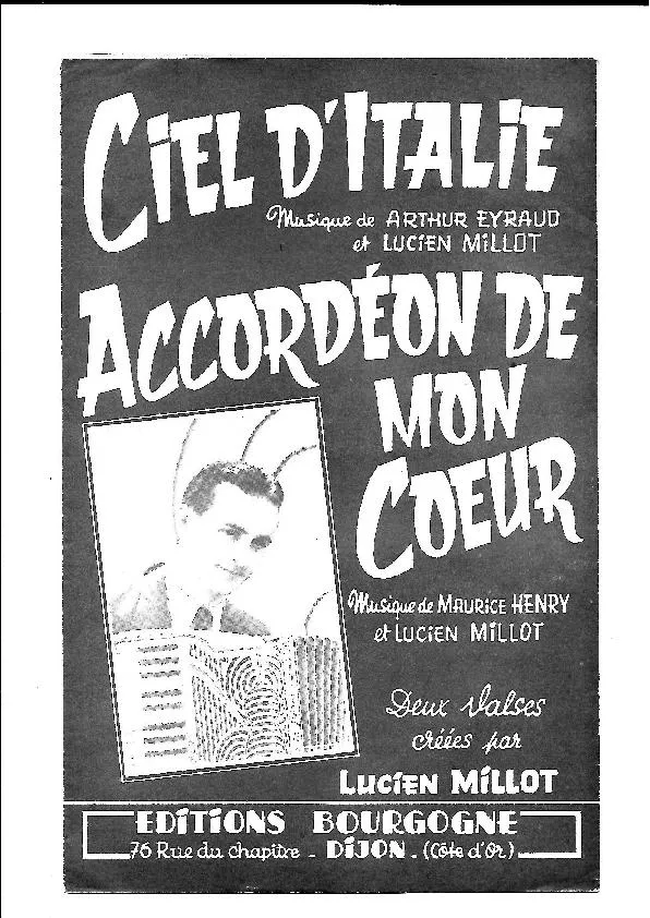 télécharger la partition d'accordéon Ciel d'Italie (Valse) au format PDF