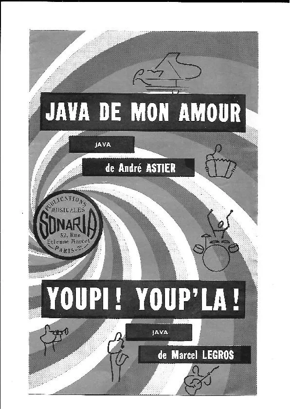 télécharger la partition d'accordéon Java de mon amour (Orchestration) au format PDF