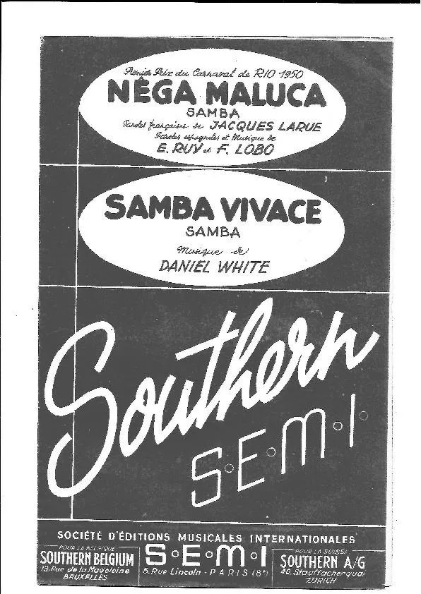 télécharger la partition d'accordéon Samba Vivace (Arrangement : Yvonne Thomson) (Orchestration) au format PDF