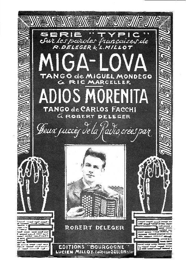 télécharger la partition d'accordéon Adios Morenita (Orchestration) (Tango) au format PDF