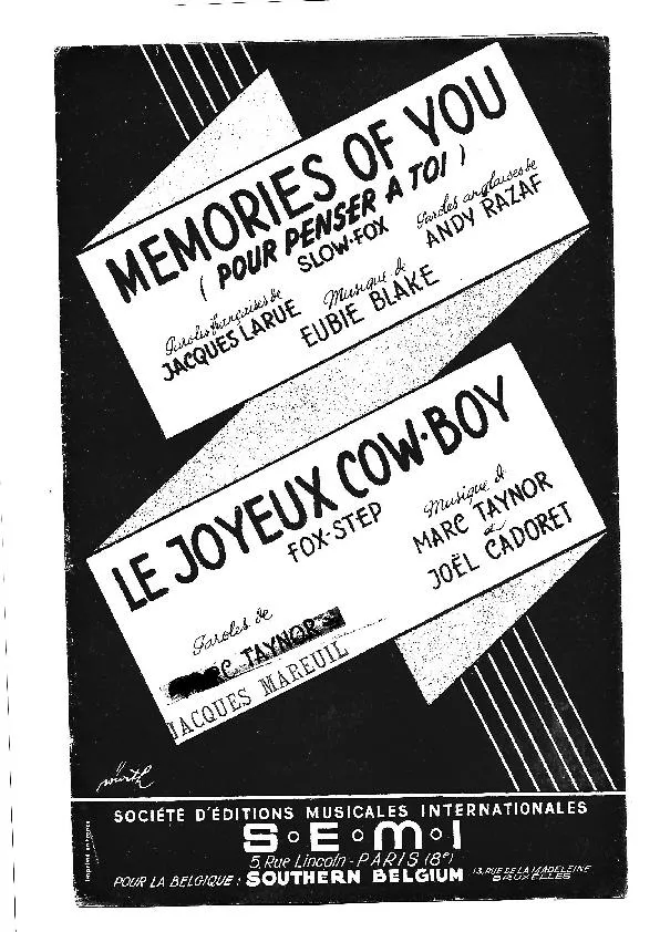 télécharger la partition d'accordéon Le joyeux Cow Boy (Arrangement : Yvonne Thomson) (Orchestration Complète) (Fox Step) au format PDF