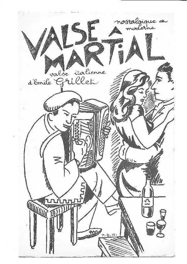 télécharger la partition d'accordéon Valse à Martial (Orchestration) (Valse Italienne) au format PDF