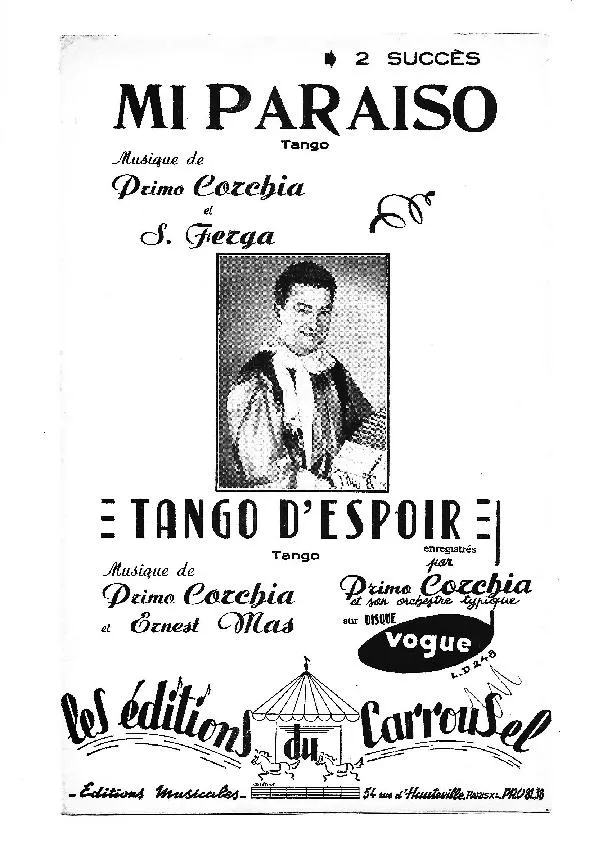 télécharger la partition d'accordéon Mi Paraiso (Orchestration Complète) (Tango) au format PDF