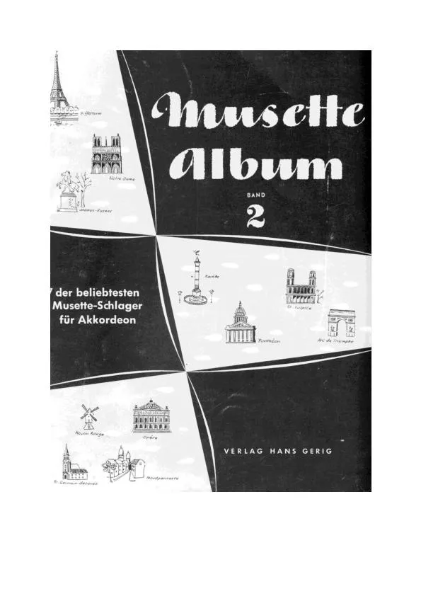 télécharger la partition d'accordéon Musette Album (7 der beliebtesten Musette-Schlager für Akkordeon) (Band 2) au format PDF