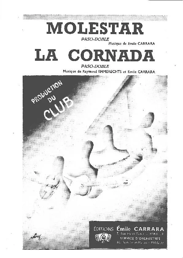 télécharger la partition d'accordéon La Cornada (Orchestration) (Paso Doble) au format PDF