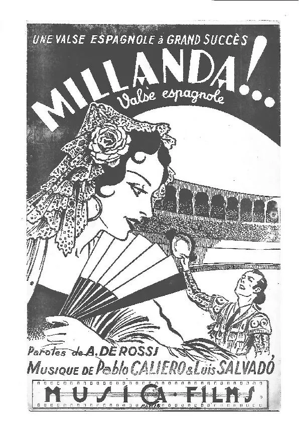 télécharger la partition d'accordéon Millanda (Orchestration) (Valse Espagnole Chantée) au format PDF