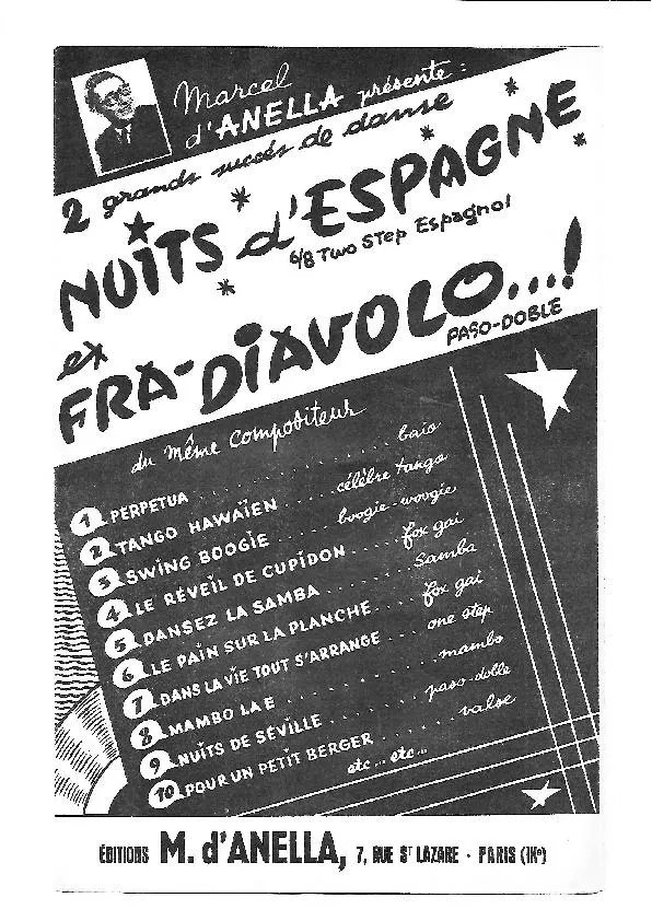 télécharger la partition d'accordéon Nuits d'Espagne (Orchestration Complète) (6/8 Two Step Espagnol) au format PDF