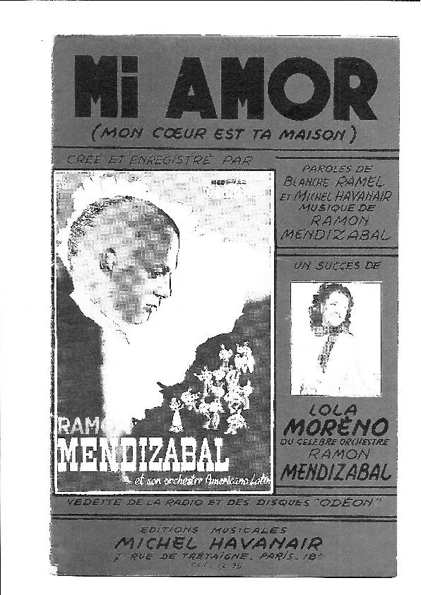 télécharger la partition d'accordéon Mi amor (Mon coeur est ta maison) (Orchestration Complète) (Tango) au format PDF