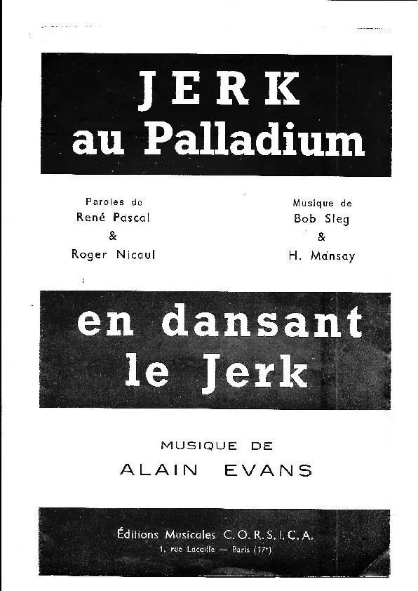 télécharger la partition d'accordéon En dansant le jerk (Orchestration) au format PDF