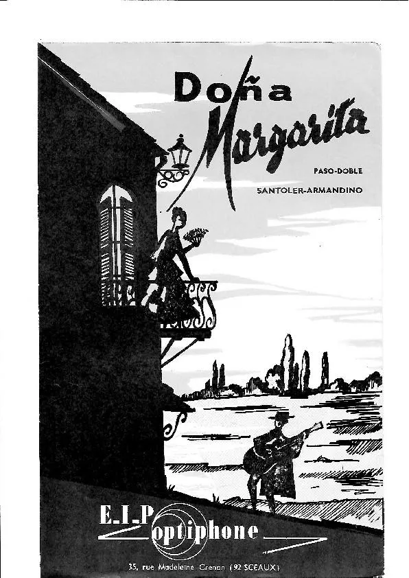 télécharger la partition d'accordéon Doña Margarita (orchestration complète) (Paso Doble) au format PDF