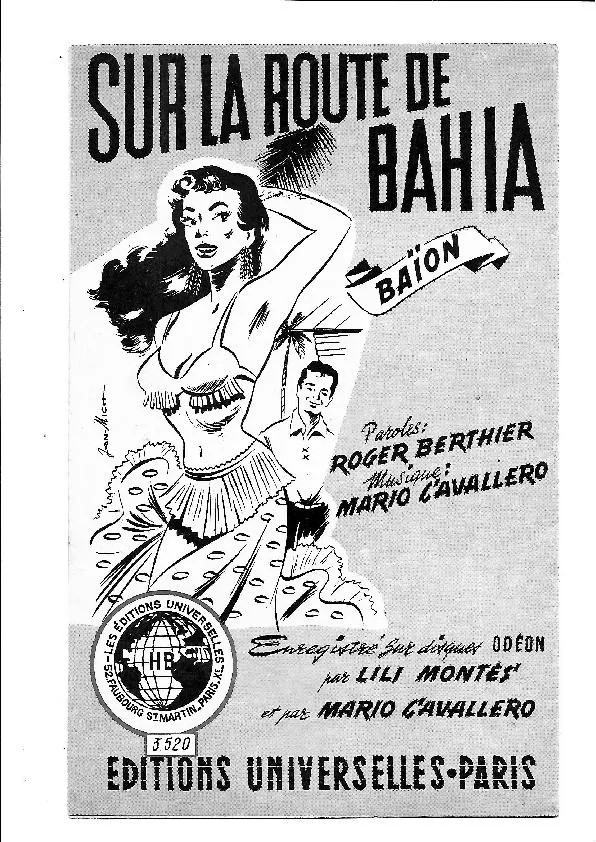 télécharger la partition d'accordéon Sur la route de Bahia (Baïon) au format PDF