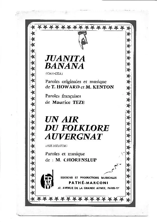 télécharger la partition d'accordéon Juanita banana (Orchestration) (Cha Cha) au format PDF