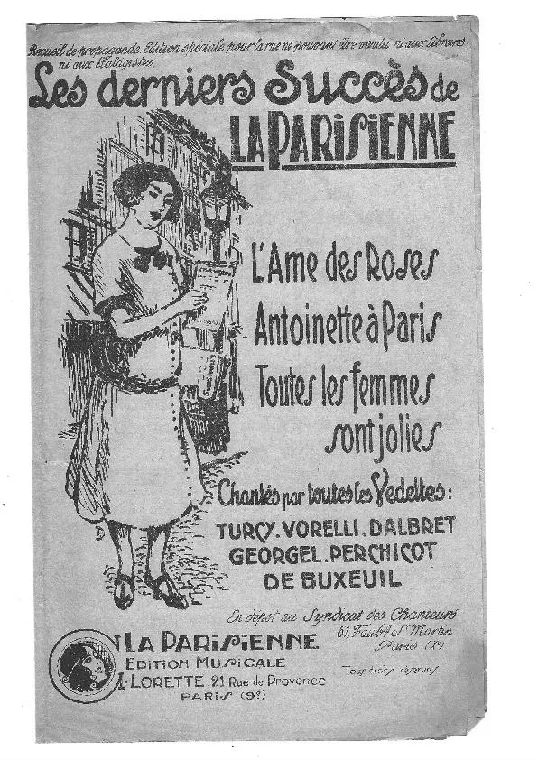 télécharger la partition d'accordéon L'âme des roses (Chant : Turcy / Georges Vorelli / Paul Dalbret / Georgel / André Perchicot ) (Valse Lente) au format PDF
