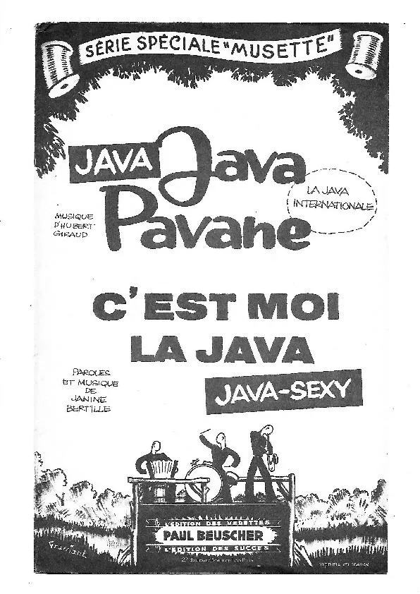 télécharger la partition d'accordéon C'est moi la java (Orchestration) (Java Sexy) au format PDF