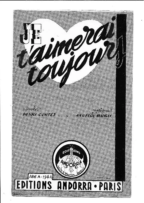 télécharger la partition d'accordéon Je t'aimerai toujours (Orchestration Complète) (Tango) au format PDF