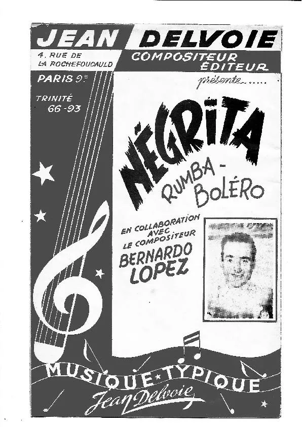 télécharger la partition d'accordéon Négrita (Orchestration) (Rumba Boléro) au format PDF