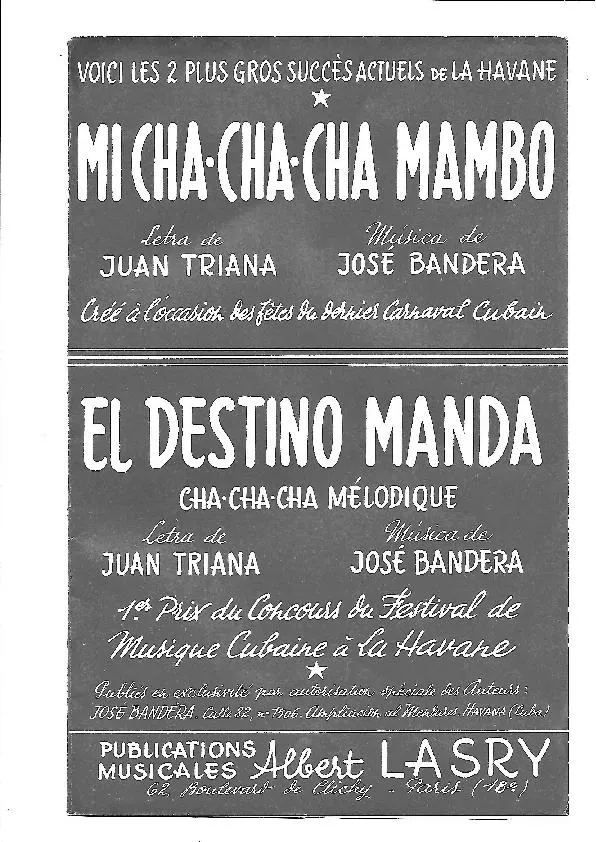 télécharger la partition d'accordéon Mi Cha Cha Cha Mambo (Orchestration) au format PDF