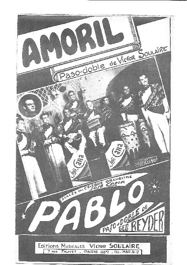 télécharger la partition d'accordéon Pablo (Orchestration) (Paso Doble) au format PDF