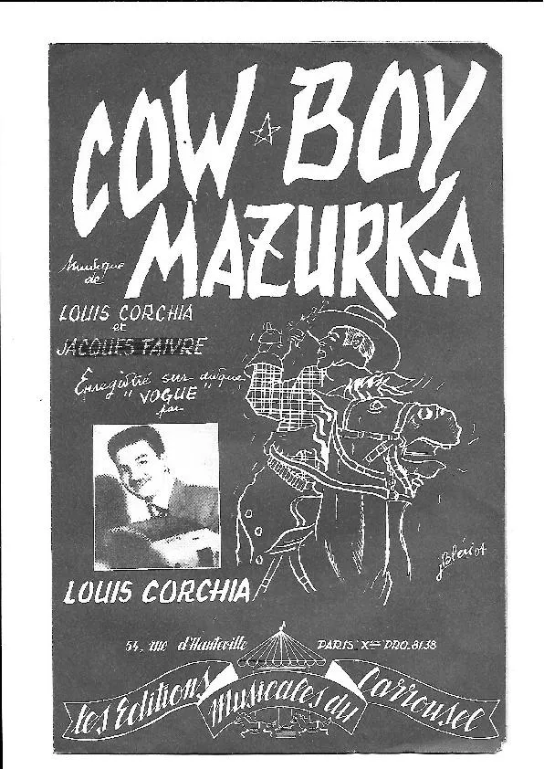 télécharger la partition d'accordéon Cow Boy Mazurka au format PDF
