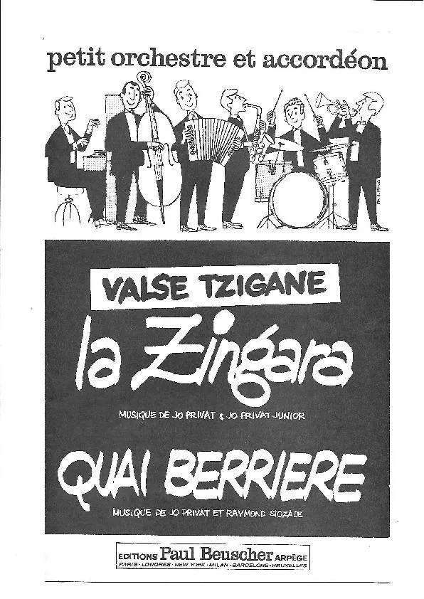 télécharger la partition d'accordéon Quai Berrière (Orchestration) (Valse) au format PDF