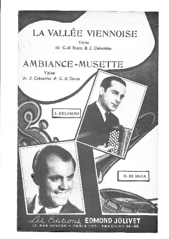 télécharger la partition d'accordéon La vallée Viennoise + Ambiance Musette (Valse) au format PDF