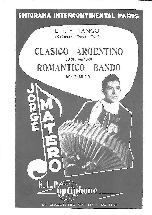 télécharger la partition d'accordéon Romantico Bando (Arrangement : Jorge Matéro) (Orchestration Complète) (Tango) au format PDF