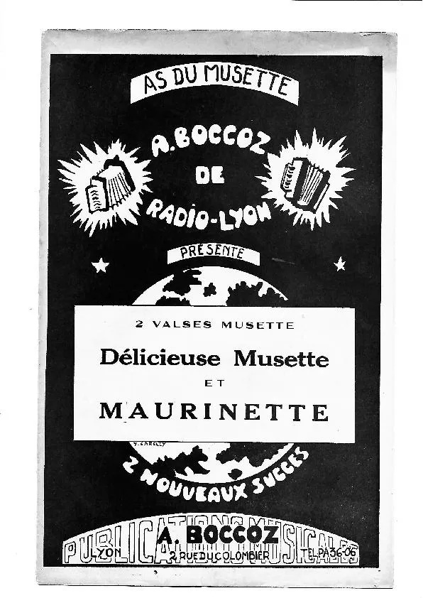 télécharger la partition d'accordéon Délicieuse Musette au format PDF