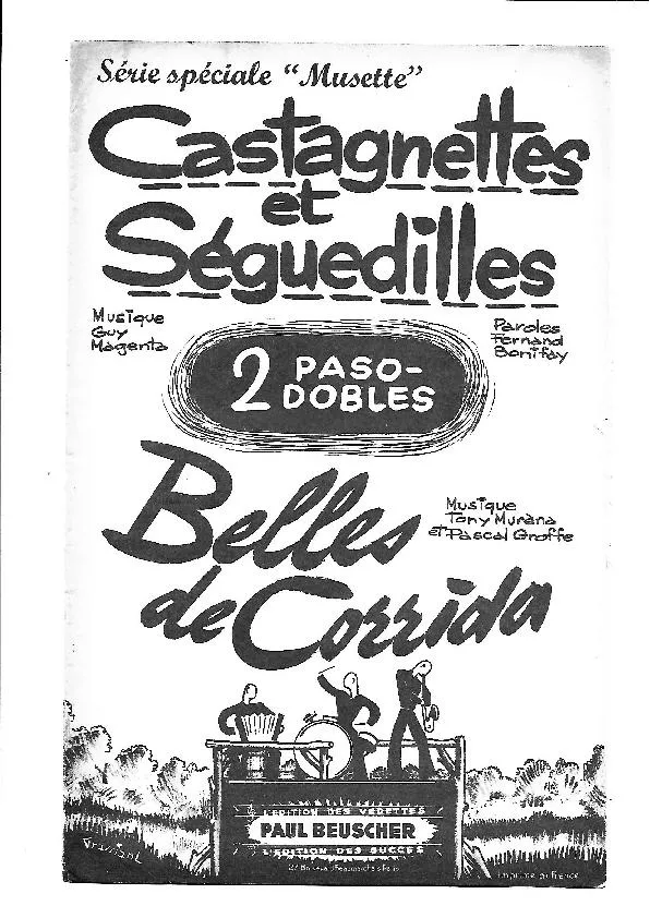 télécharger la partition d'accordéon Belles de corrida (Orchestration) (Paso Doble) au format PDF
